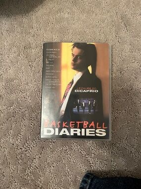 Basketball Diaries dvd - Red, Black, White Cover